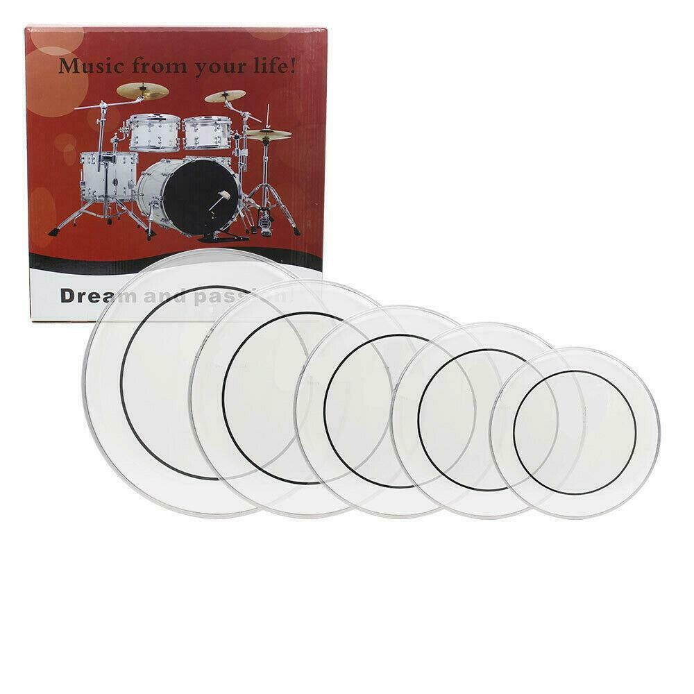 Clear PET Drum Head PrePack 22", 16", 14", 13", 12" Durable
