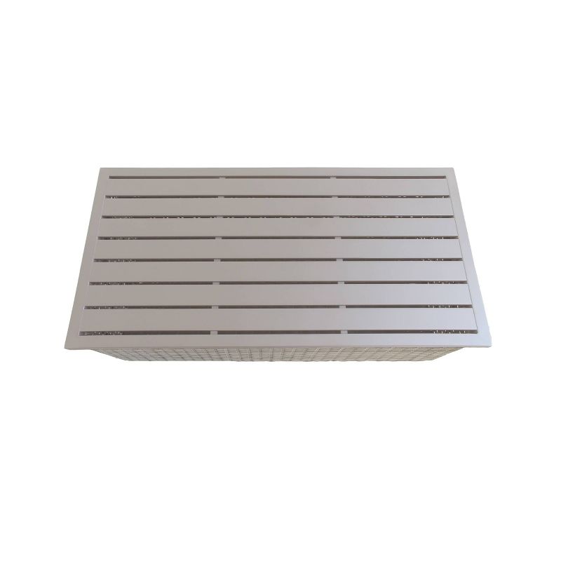 Fairmont 7pc Patio Sectional Seating Set with Cushions - Tangerine - TK Classics