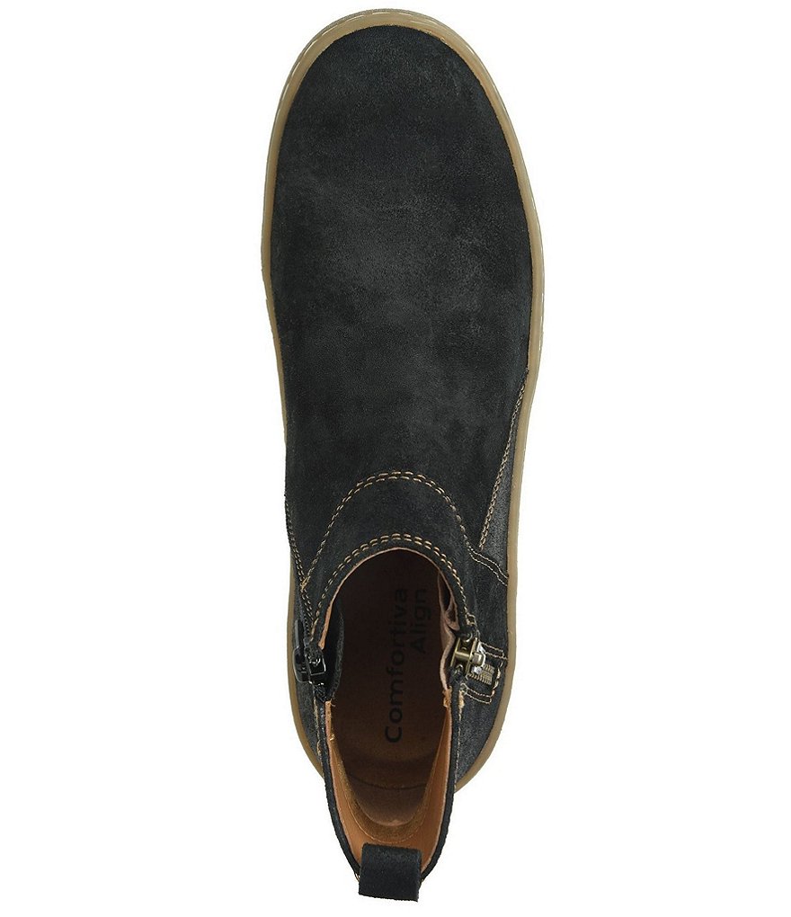 Comfortiva Hartwick Suede Leather High-Top Sneakers