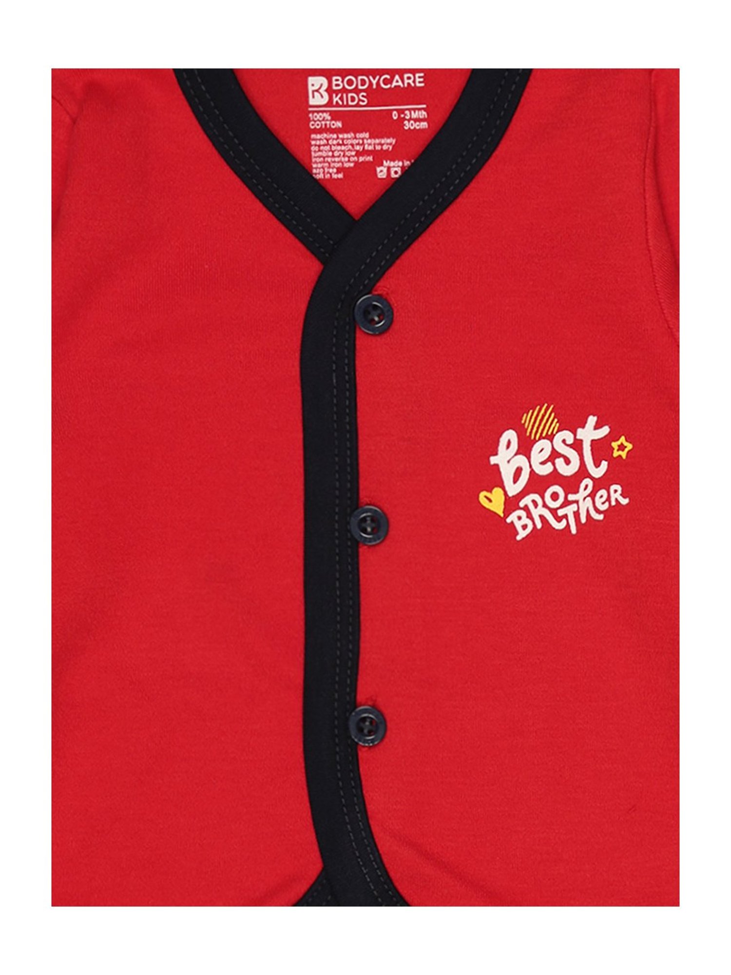 Bodycare Kids Assorted Printed Full Sleeves Top (Pack Of 3)