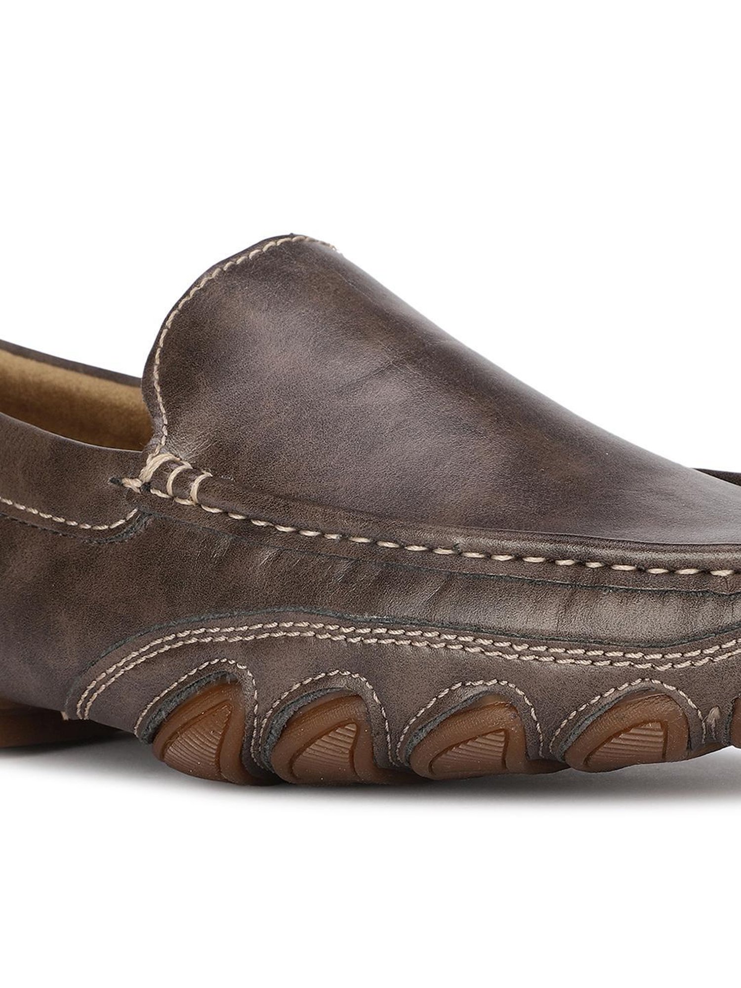 Bata Men's MOCCA Brown Loafers