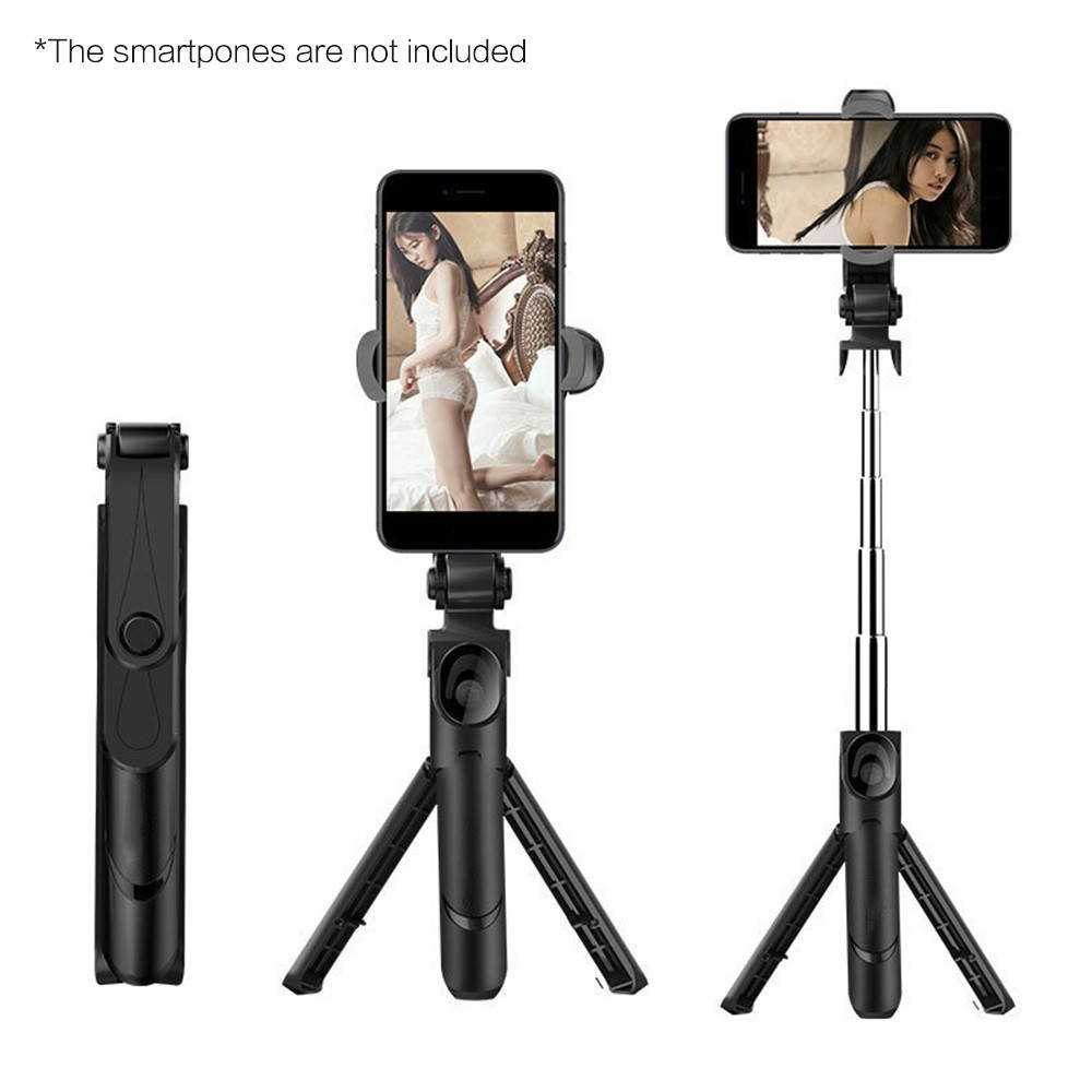 Smartphone Selfie Stick Tripod Stand with Phone Holder Remote Shutter for Selfie Live Streaming Video