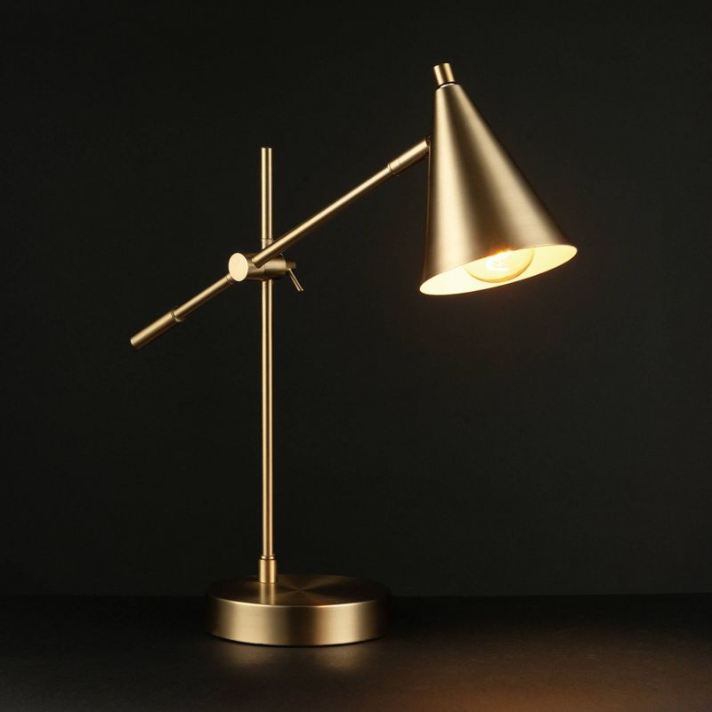 18" Tacoma Balance Arm Desk Lamp Matte Brass - Globe Electric