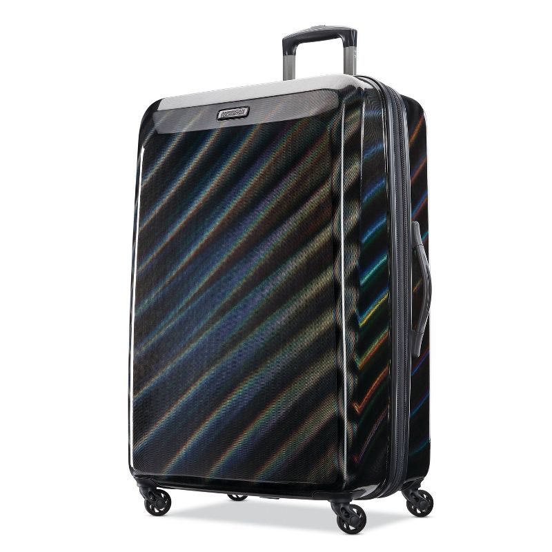 American Tourister 28'' Moonlight Hardside Spinner Suitcase - Iridescent Black