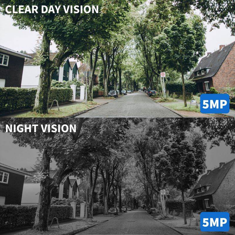 GW 5 Megapixel IP Camera PoE System, 8 Channel H.265 HEVC NVR w/ 4K Output, 8 x 5MP Full HD (2592 x 1920p) Digital WDR Power Over Ethernet Water Proof 130 Ft Night Vision Bullet IP Camera (2TB HDD)