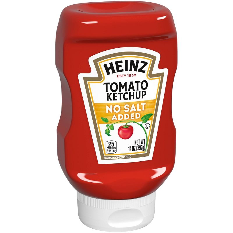 Heinz No Salt Tomato Ketchup 14oz