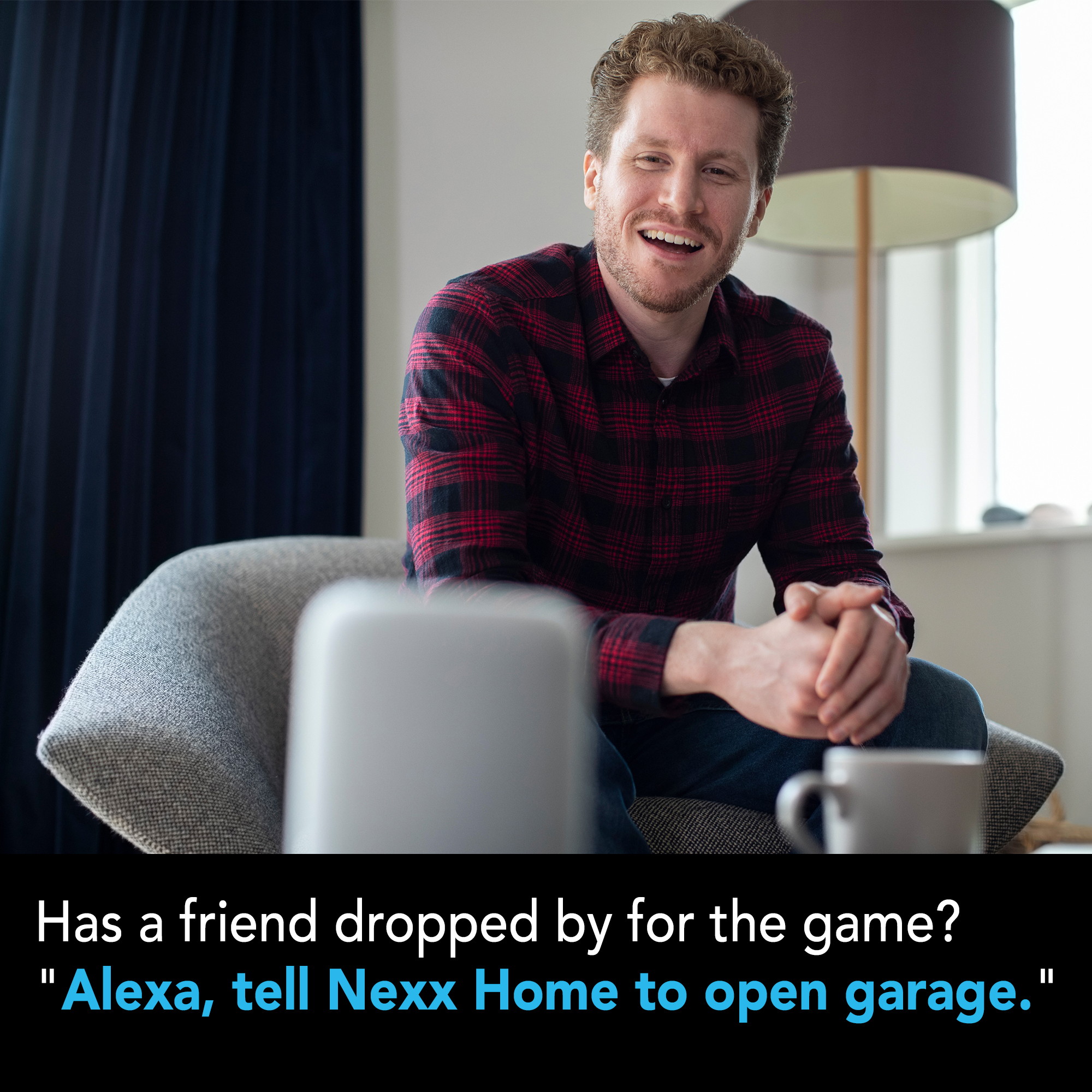 Nexx Smart Wi-Fi Controller NXG-200 - Remotely Control Existing Garage Door Opener with Nexx App, Works with Amazon Alexa, Google Assistant, Siri, SmartThings, No Hub Required, Black