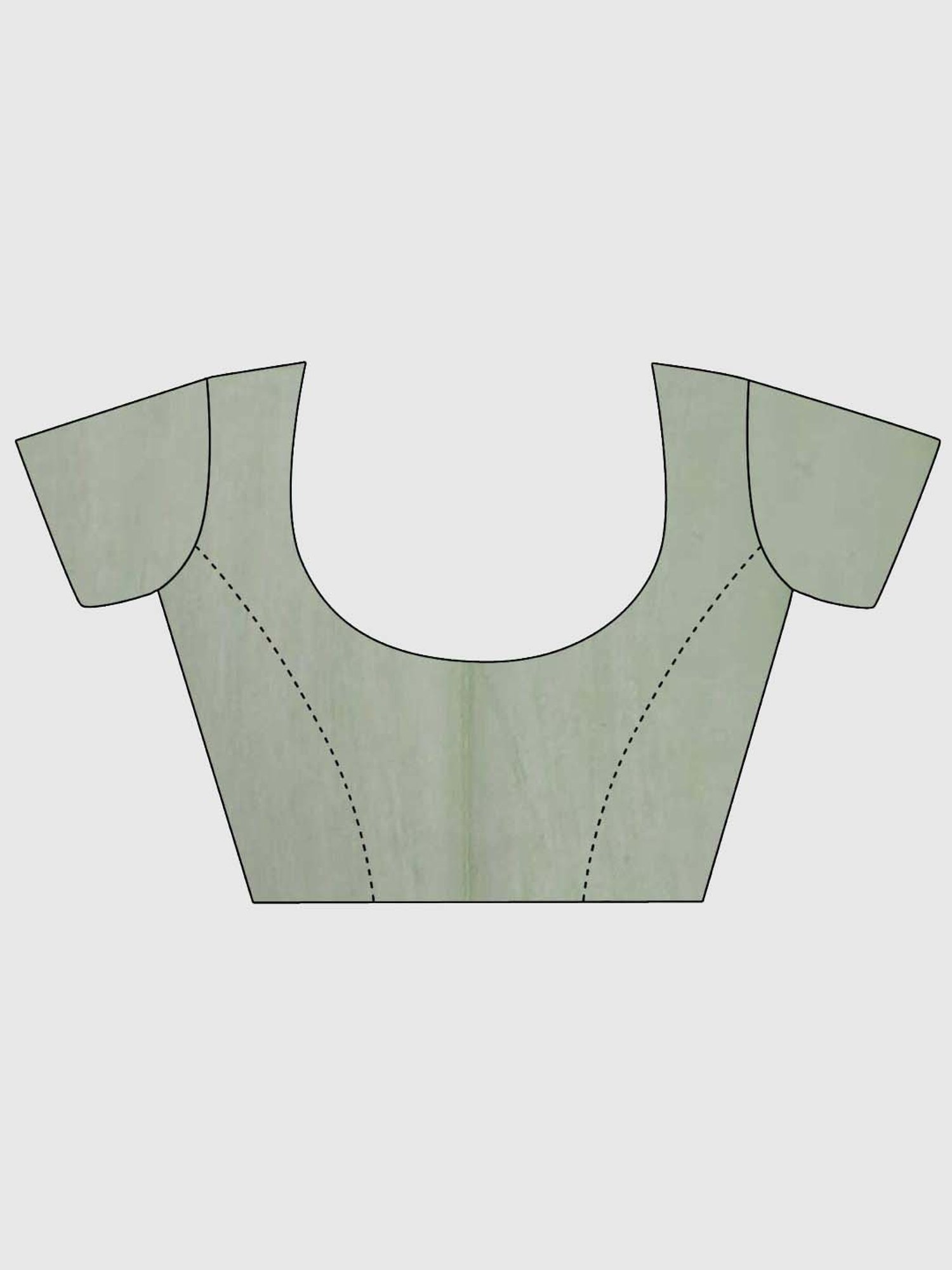 Elora Green Cotton Silk Woven Saree With Unstitched Blouse