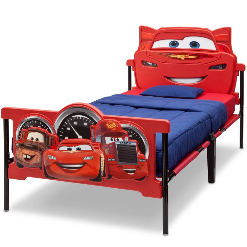 Twin Disney Pixar Cars Plastic 3D Bed - Delta Children