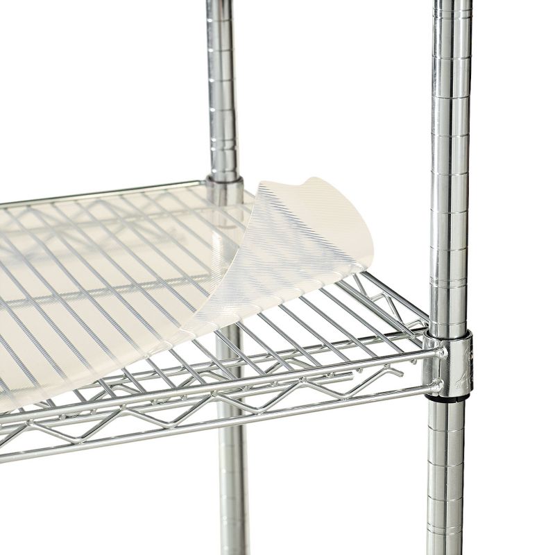 Alera Shelf Liners For Wire Shelving, Clear Plastic, 36w x 24d, 4/Pack SW59SL3624