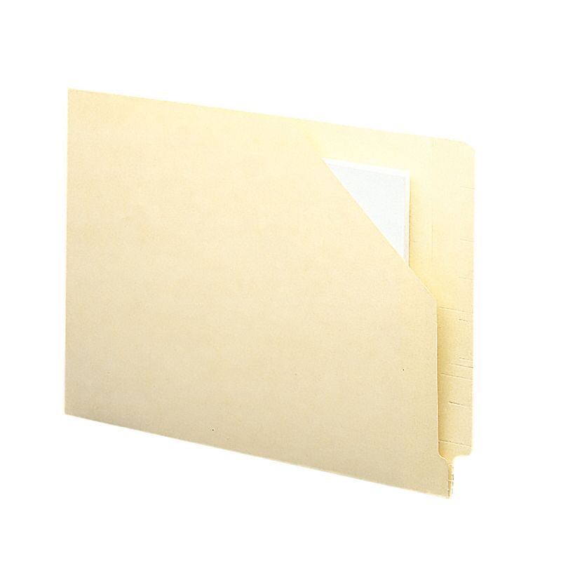 Skilcraft File Folders 3/4" Expansion 1/3-Cut Letter 100/BX Manila 2822507