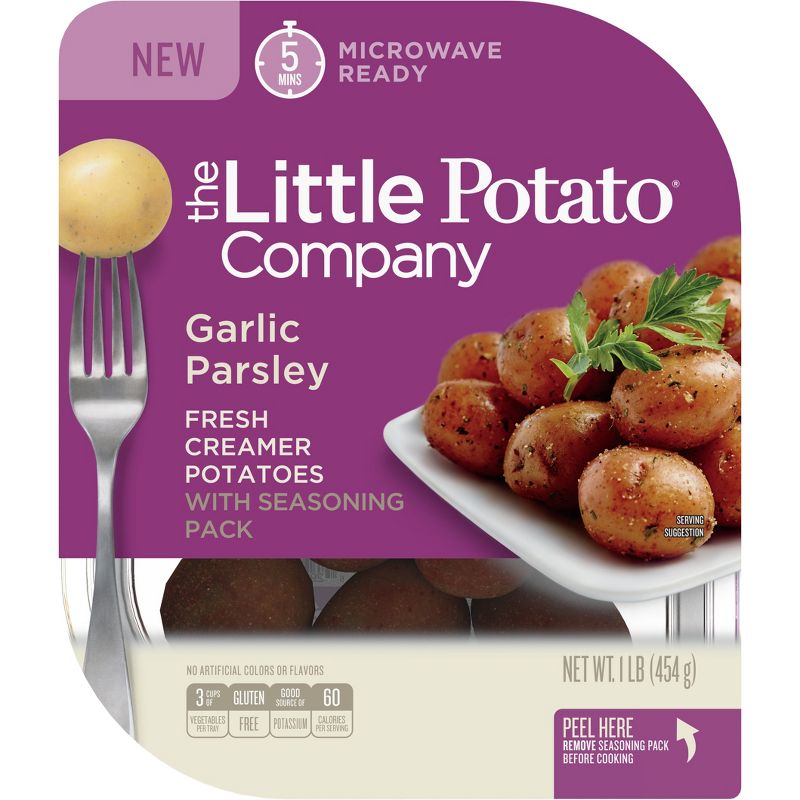 The Little Potato Garlic & Parsley Microwavable Vegan Potatoes - 1lb