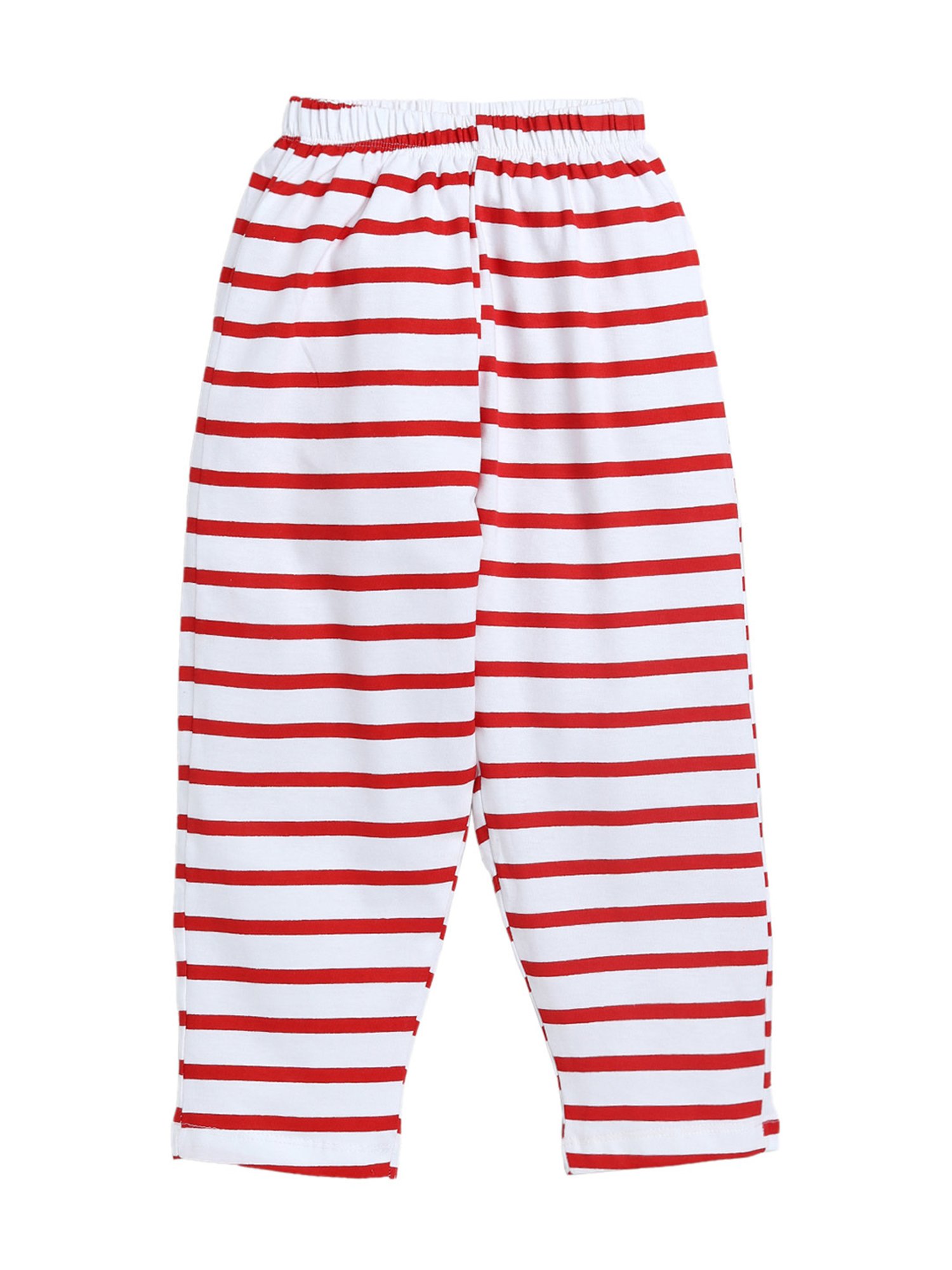 Todd N Teen Girls Red & Black Cotton Printed T-Shirt Set