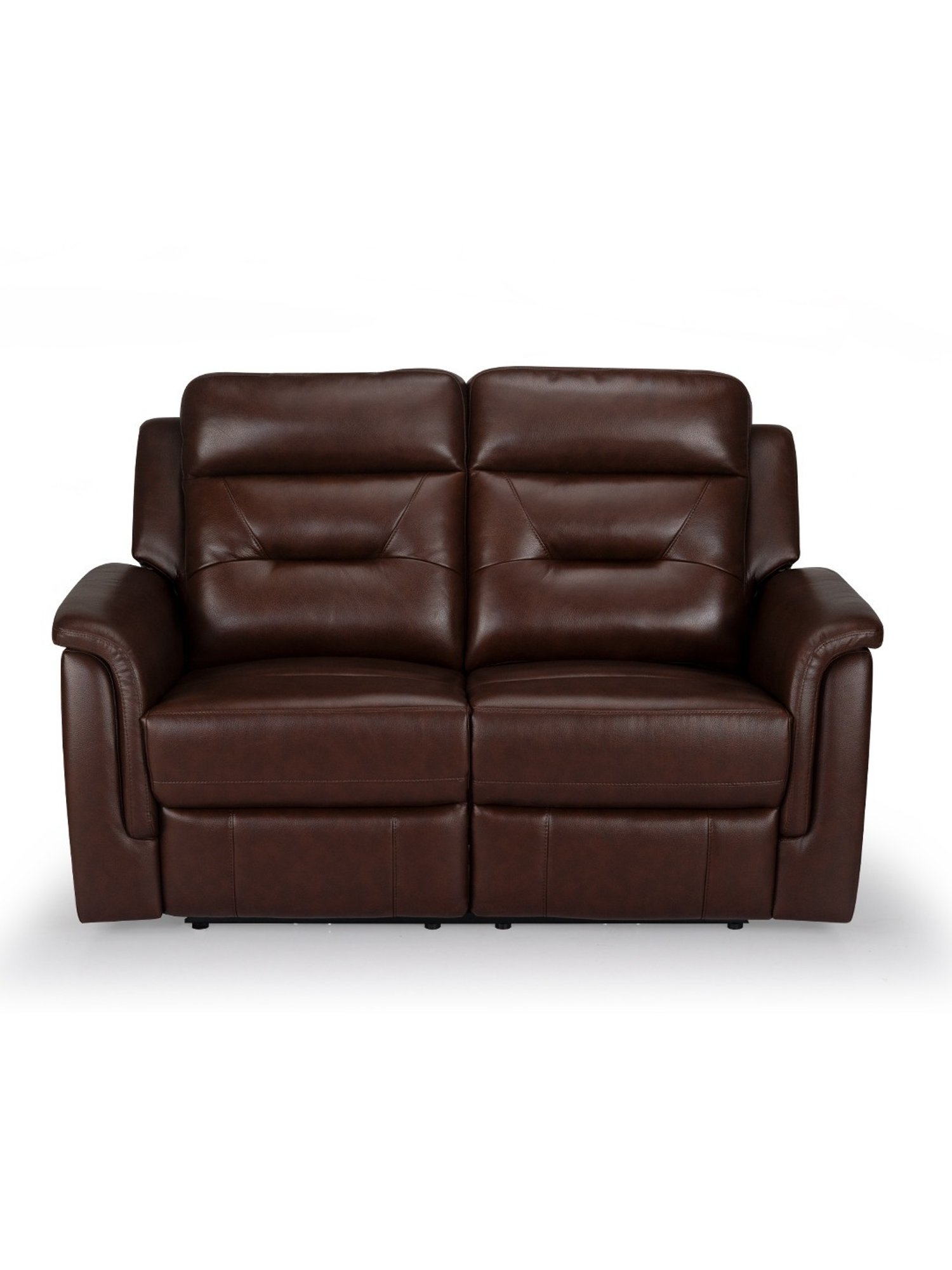 Durian Valerano Coffee Brown Leather Reclining Sofa