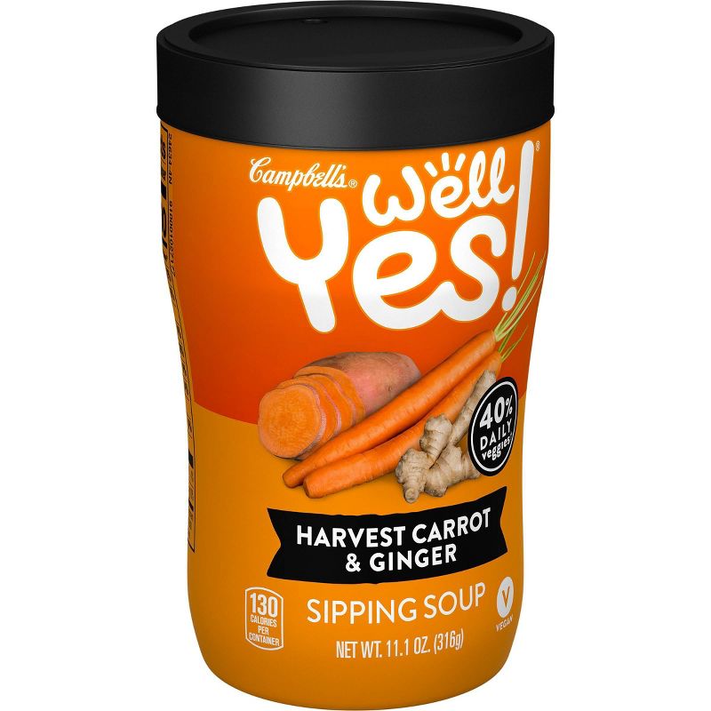 Campbell's Well Yes! Harvest Carrot & Ginger Sipping Soup - 11.2oz