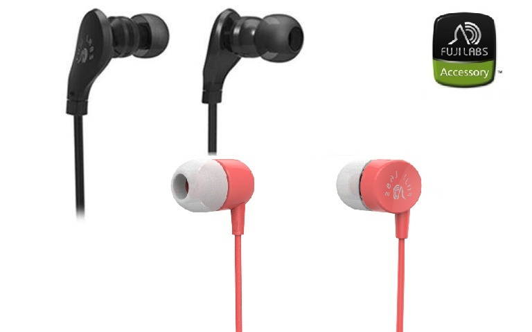 Fuji Labs AUFJ-SQNMS203 AUFJ-SQNMS101 Sonique 2-in-1 Headphones Bundle