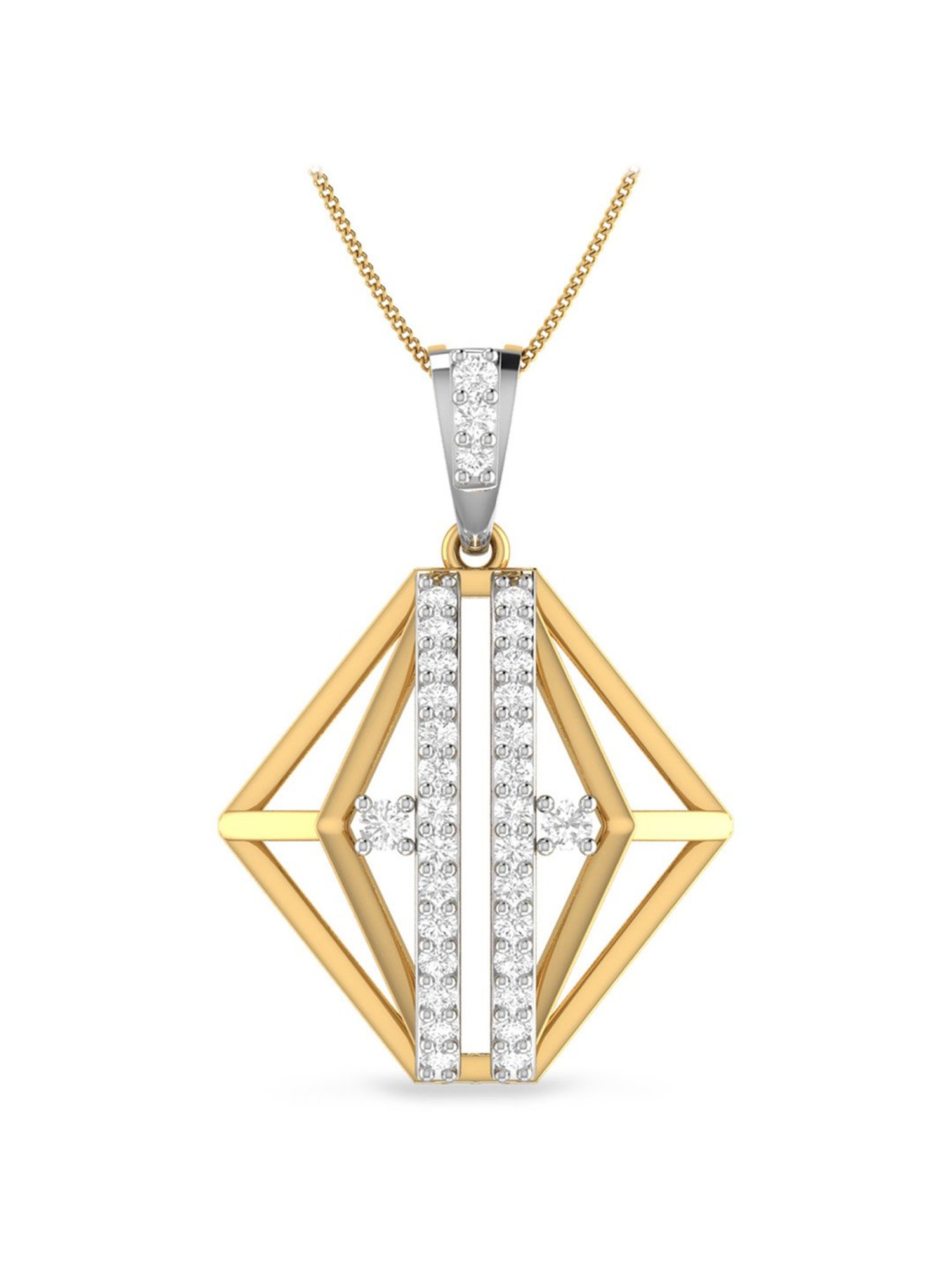 PC Jeweller Ambreen 18k Gold Pendant without Chain for Women