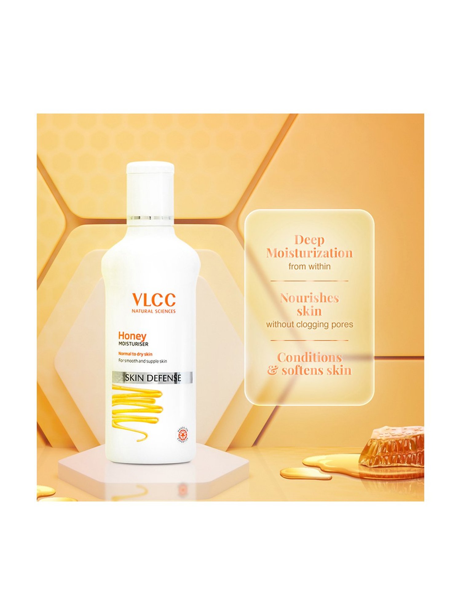 VLCC Honey Moisturiser - Pack of 3