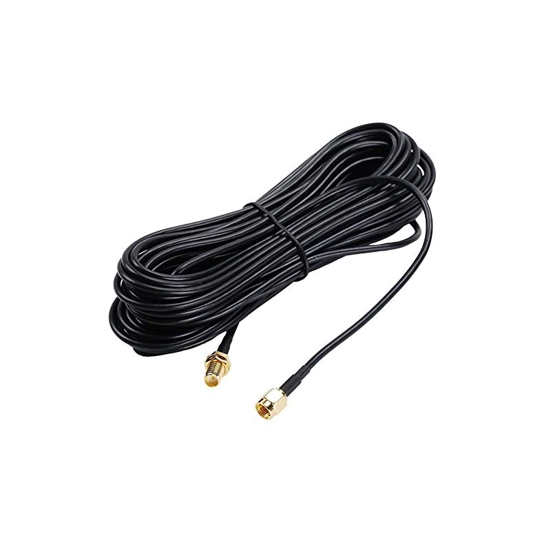 9M30ft RPSMA WiFi Antenna Extension Cable Coaxial Extension Cable Male to Female Connector for Wireless LAN Router Bridge amp Other External Antenna Equipment Not for TV