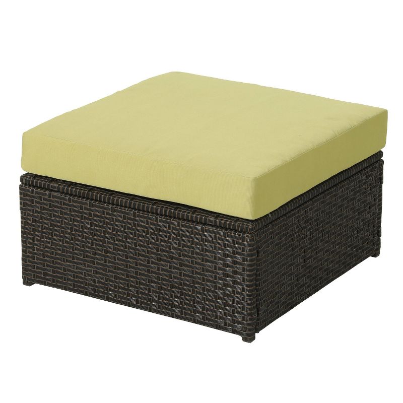 Draper 5pc Sectional Set with Sunbrella - Sage - Leisure Made