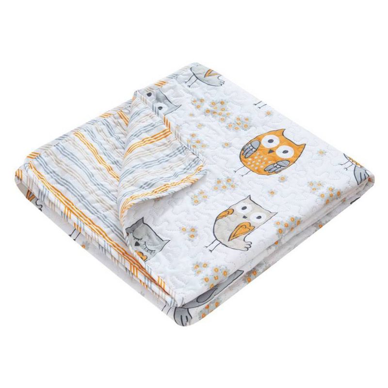 4pc Full Strix Quilt Set Gray - Chic Home Design