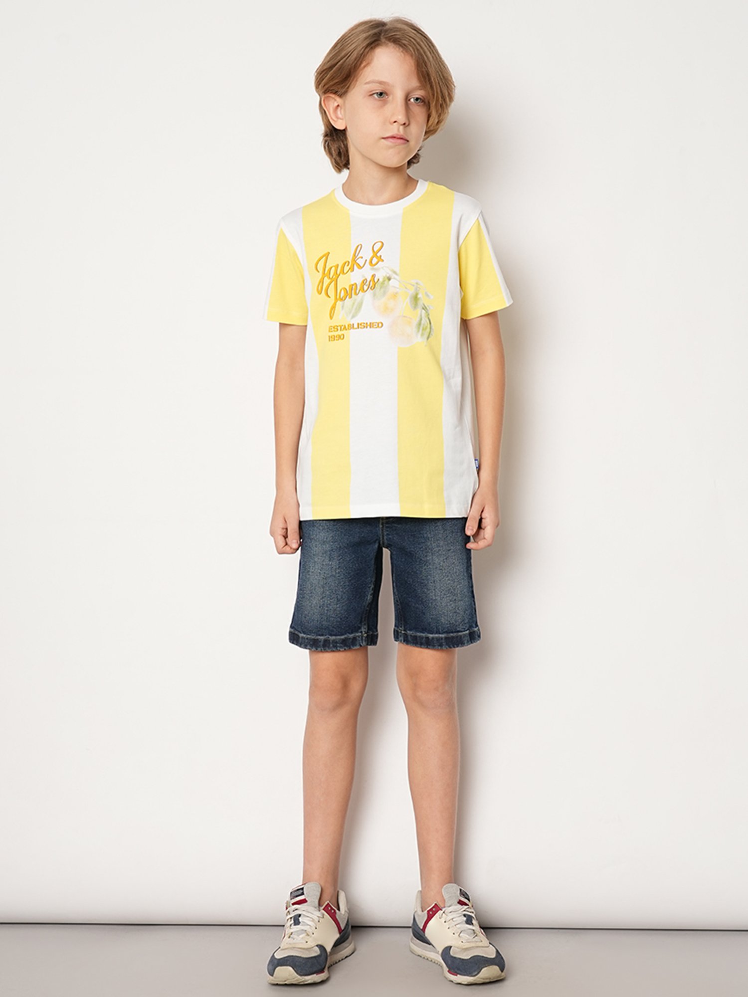 Jack & Jones Junior Dark Blue Solid Shorts