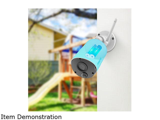 Outdoor Security Camera System Wireless, Solar Battery Powered, 1080p Wirefree Waterproof 2-Way Audio Night Vision w/ PIR Motion Sensor, Support Alexa/Google Assistant, REOLINK Argus Eco+Solar Panel