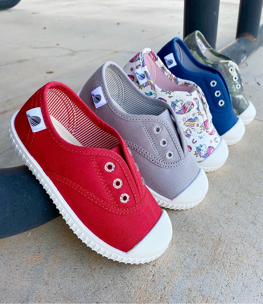 Copper Key Adventure Wear Girl's Budeee-A Washable Eyelet Unicorn Print Sneakers (Youth)