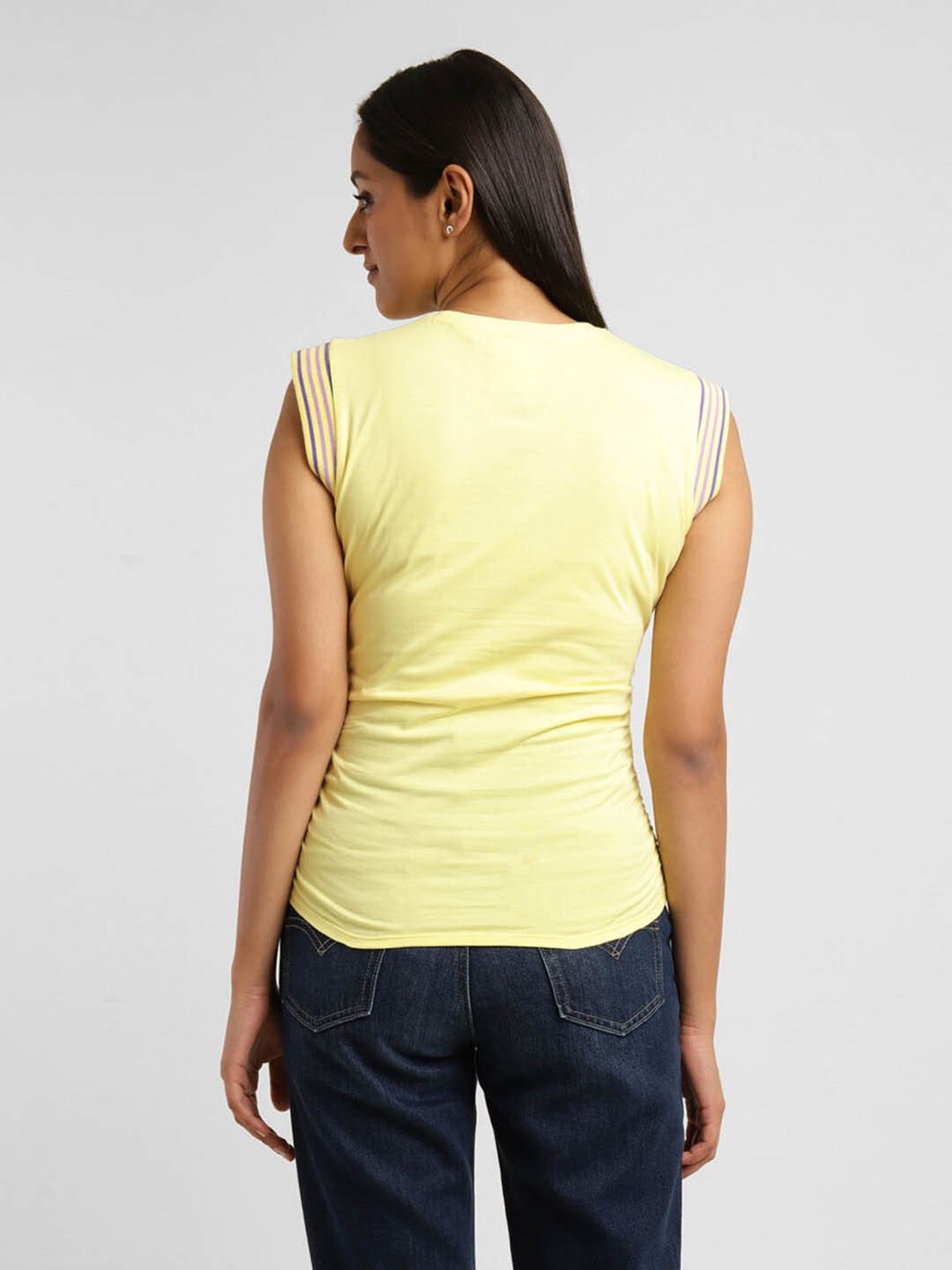 Levi's Yellow Cotton Top