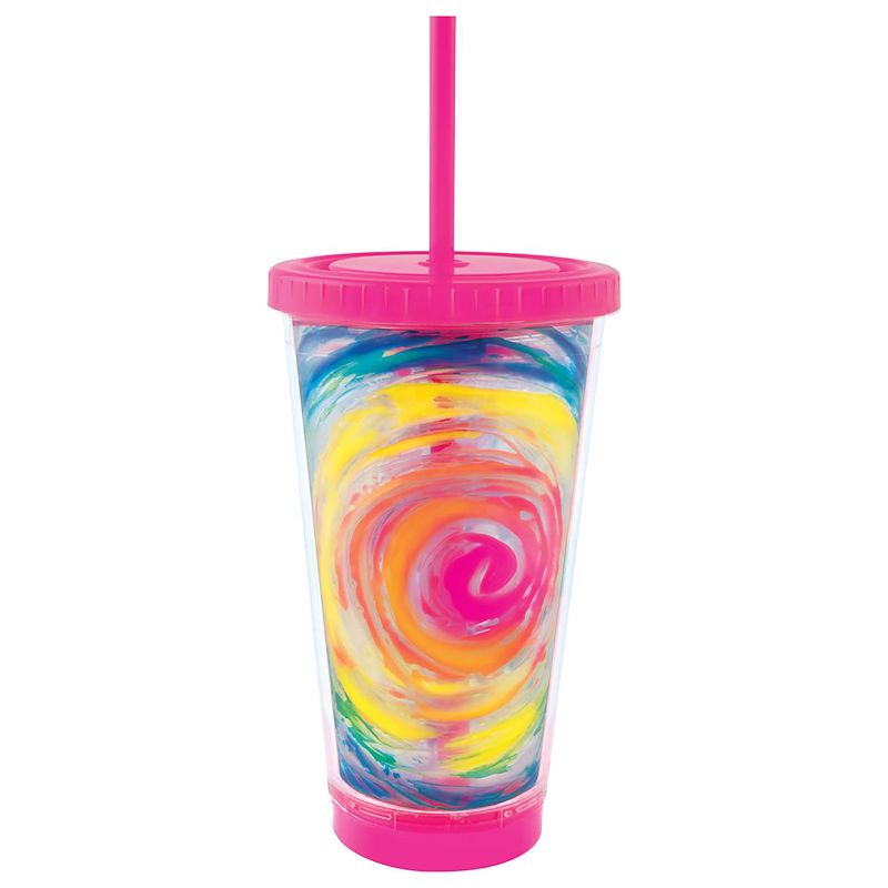 Fashion Angels Fashion Angels DIY Neon Tie Dye Tumbler Kit | Create Your Own Personalized Cup