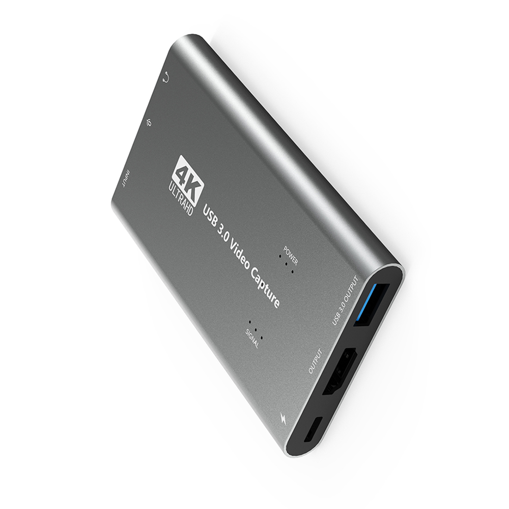 Sishuo  Video Capture Card, 1080P 60FPS HDMI Game Capture Card, 4K HDMI Capture Card for Gaming, Streaming, Teaching, Video Conference, Live Broadcasting, OBS Live Streaming Recorder Device.