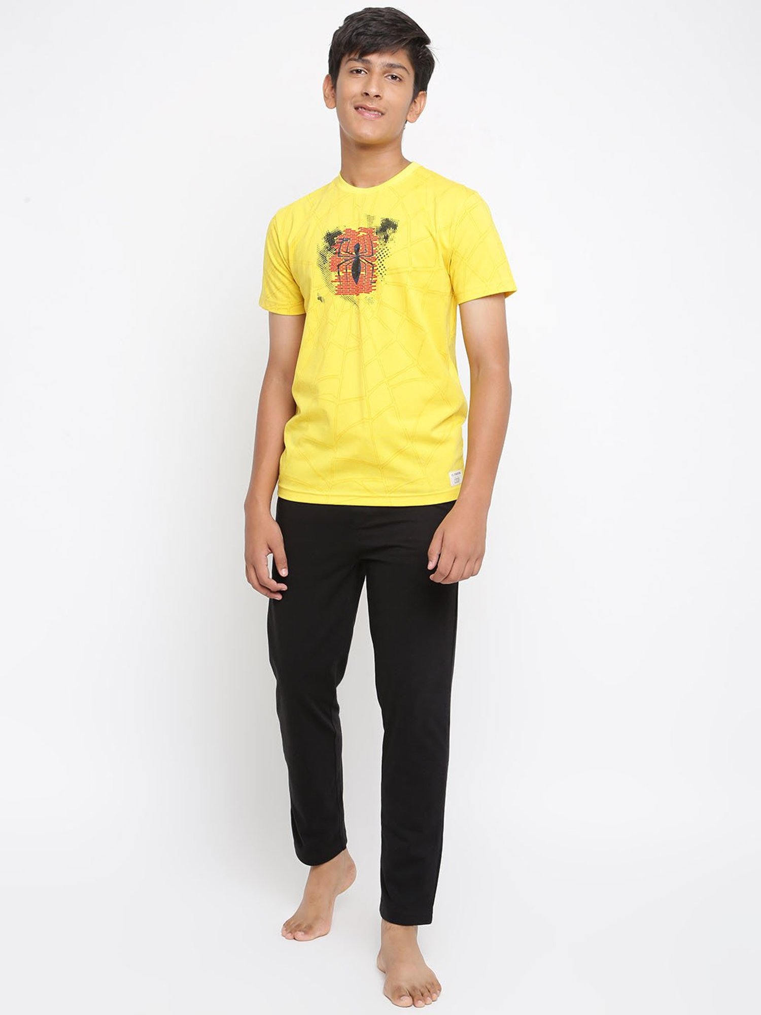 Nite Flite Boys Multicolor Cotton Printed T-Shirt & Pyjama