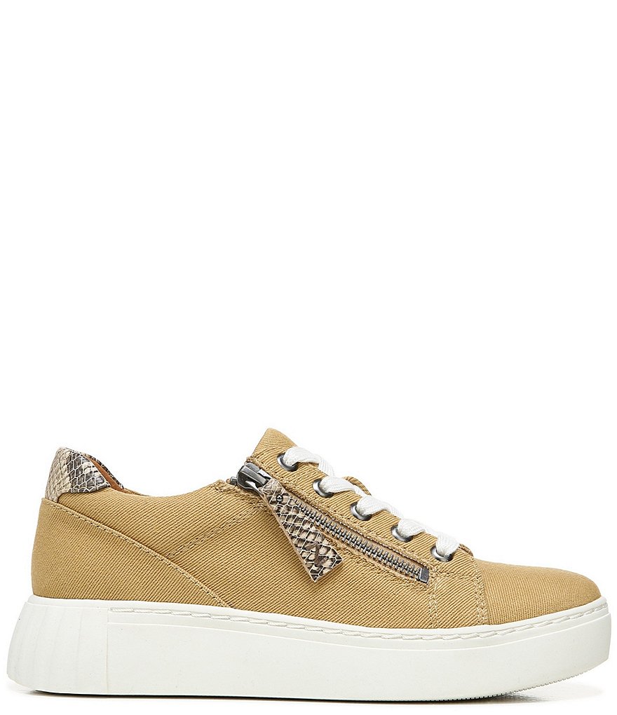 Zodiac Bardot Fabric Side Zip Platform Sneakers