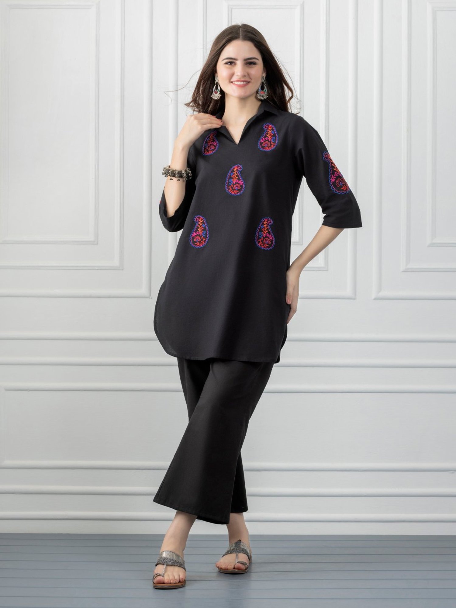 Belle Fille Blue Floral Print Playsuit