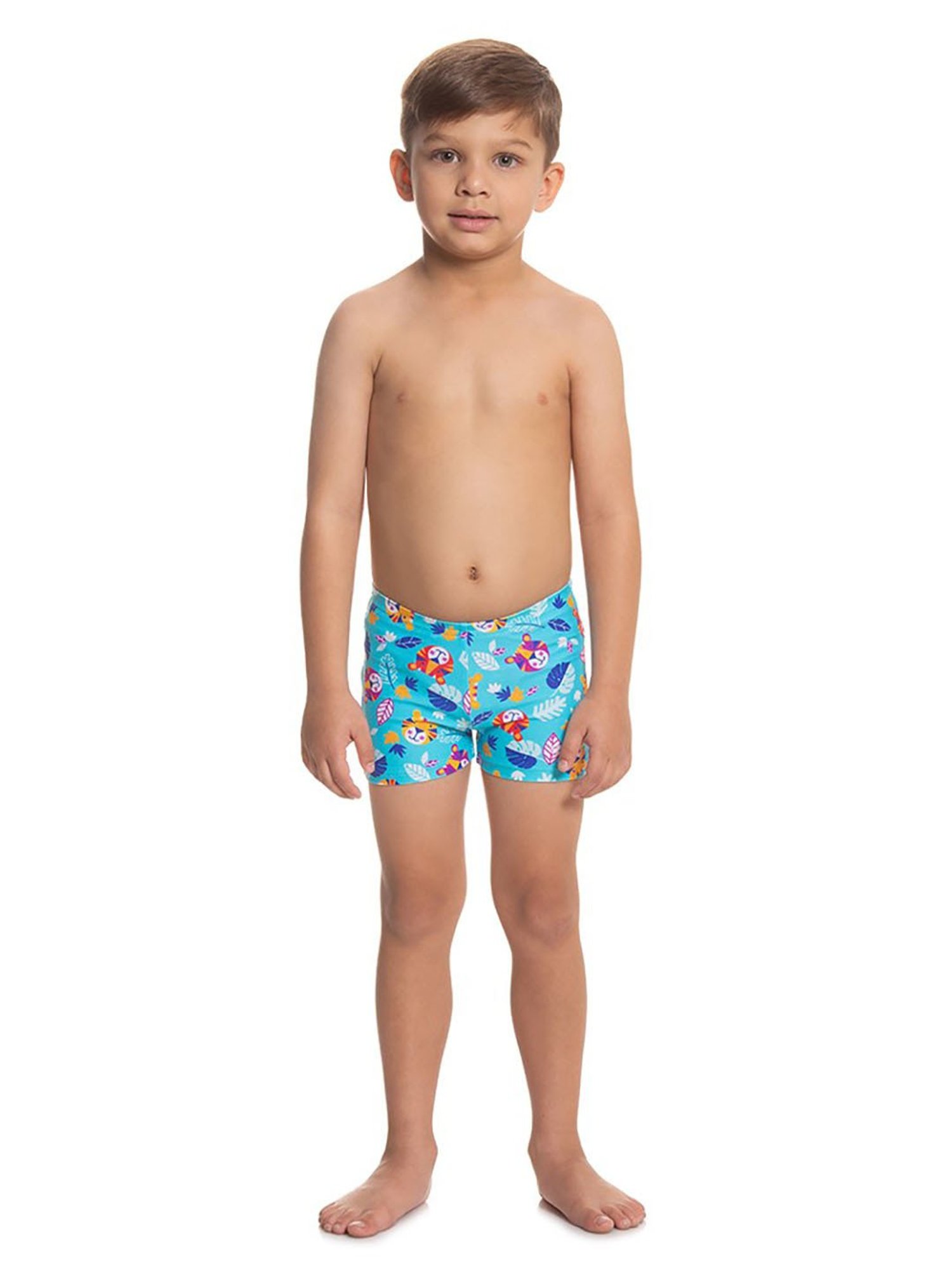 Speedo Kids Blue Printed Swim Shorts