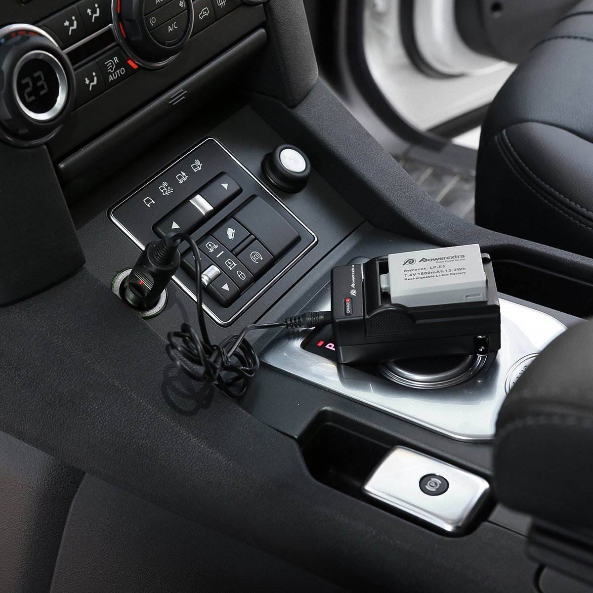 Powerextra 2 Pack 1800mAh 7.4v LP-E5 LPE5 Replacement Battery For Canon Rebel Xs Xsi T1i 450D 1000D Digital Camera