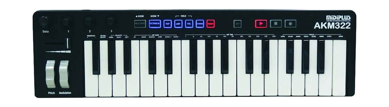 AKM322 32-Key MIDI Keyboard Controller with Cubase LE