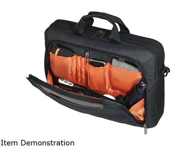Everki Black 17.3" Advance Laptop Bag / Briefcase Model EKB407NCH17