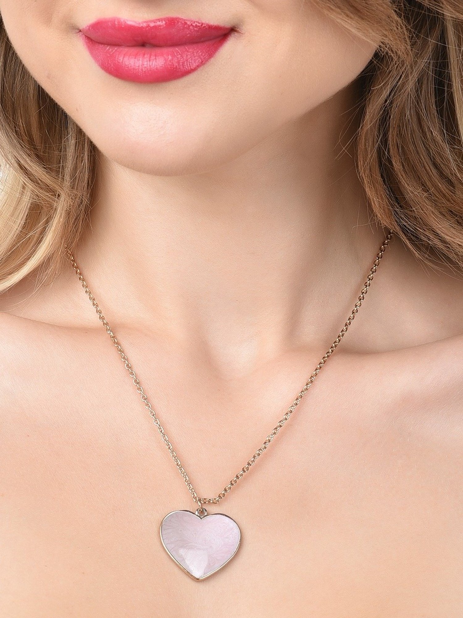 Zaveri Pearls Set of 2 Gold Tone Contemporary Chains -ZPFK15107