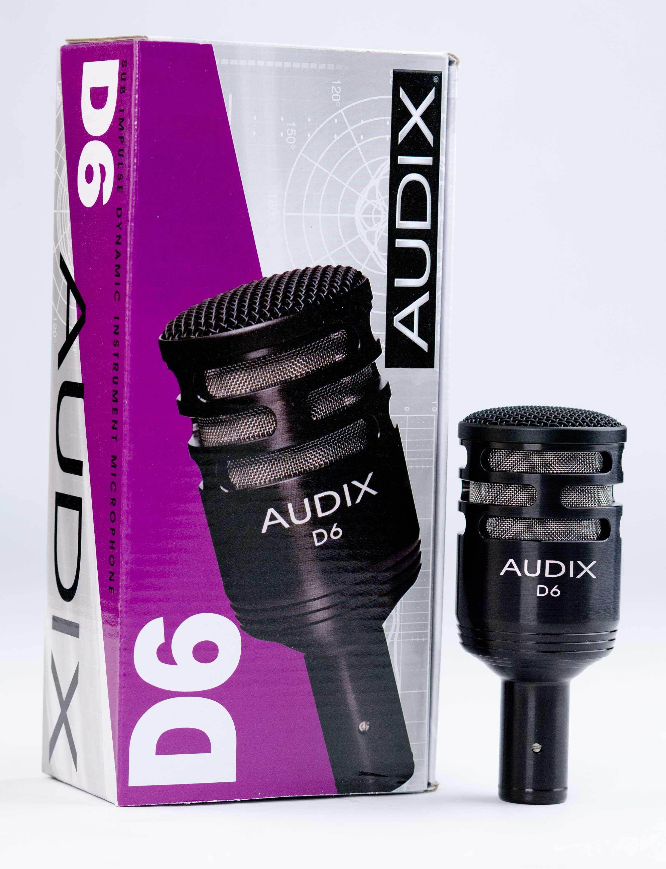 Audix D6 Kick Drum Microphone - Black