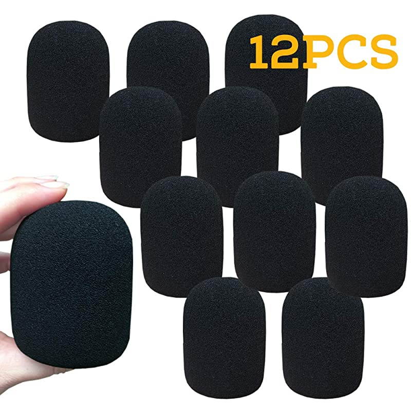 Foam Mic Cover Handheld Microphone Windscreen Black