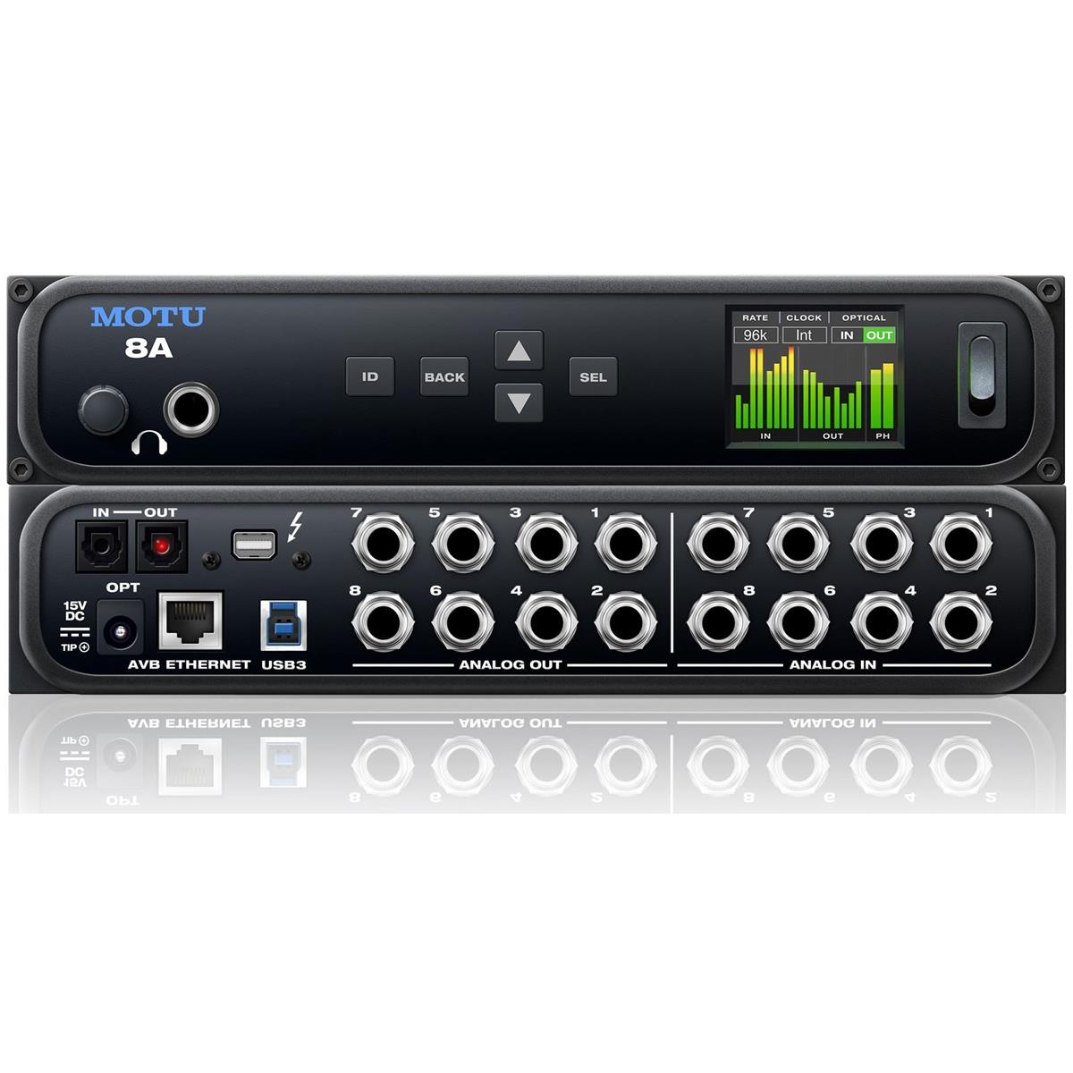 MOTU 8A Thunderbolt/USB3/AVB Audio Interface