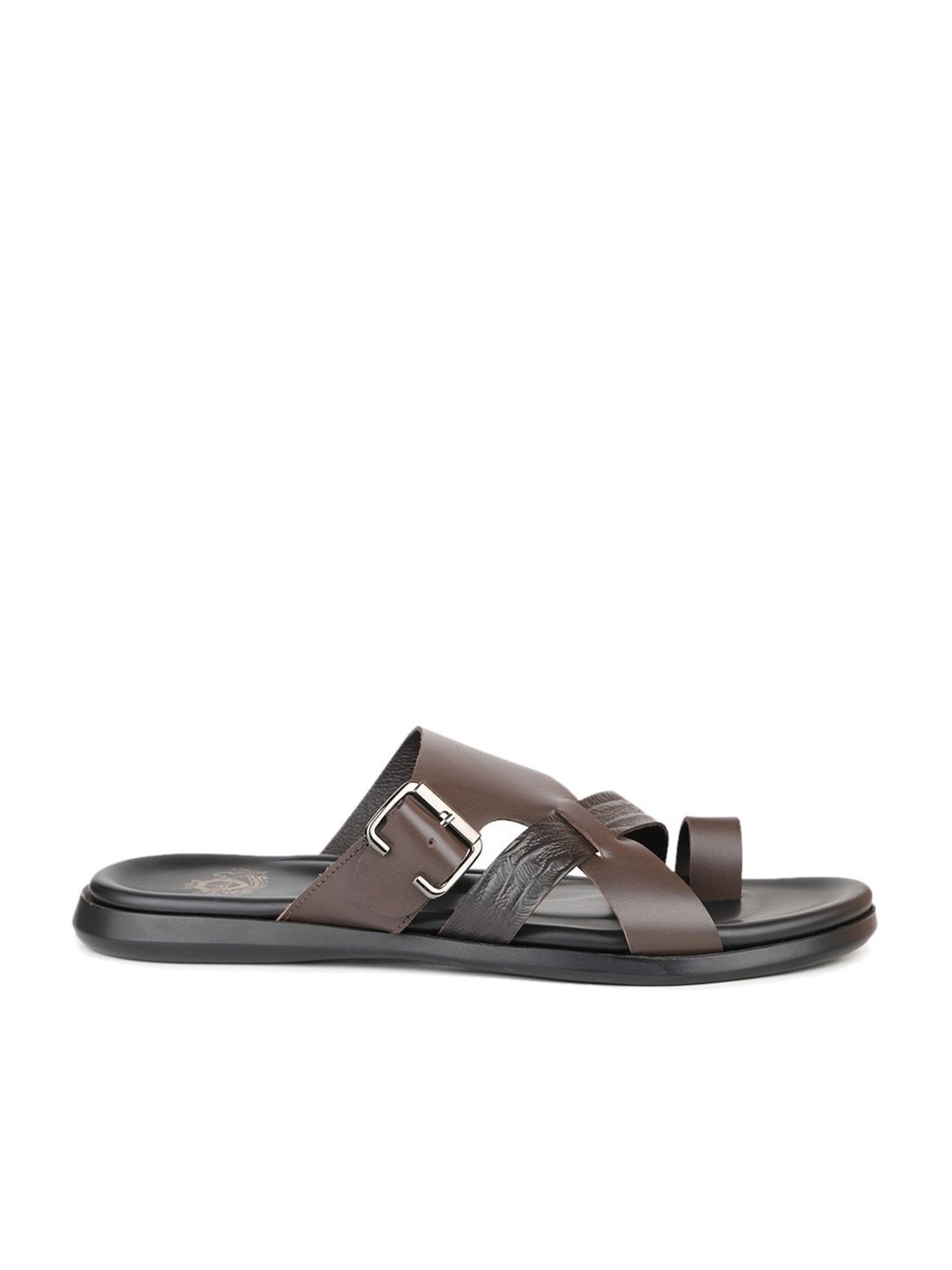 Atesber by Inc.5 Men's Brown Toe Ring Sandals