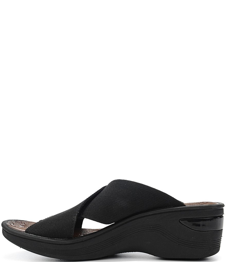 Bzees Desire Washable Stretch Wedge Sandals