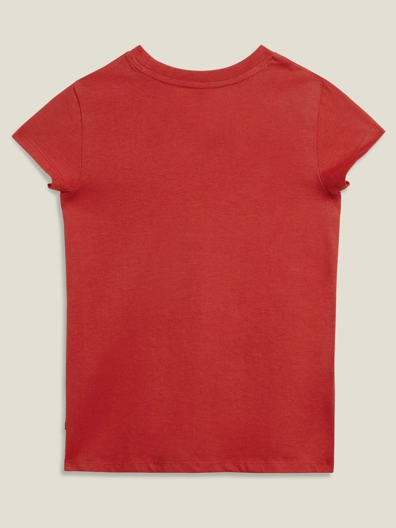 XY Life Kids Red Cotton Printed T-Shirt