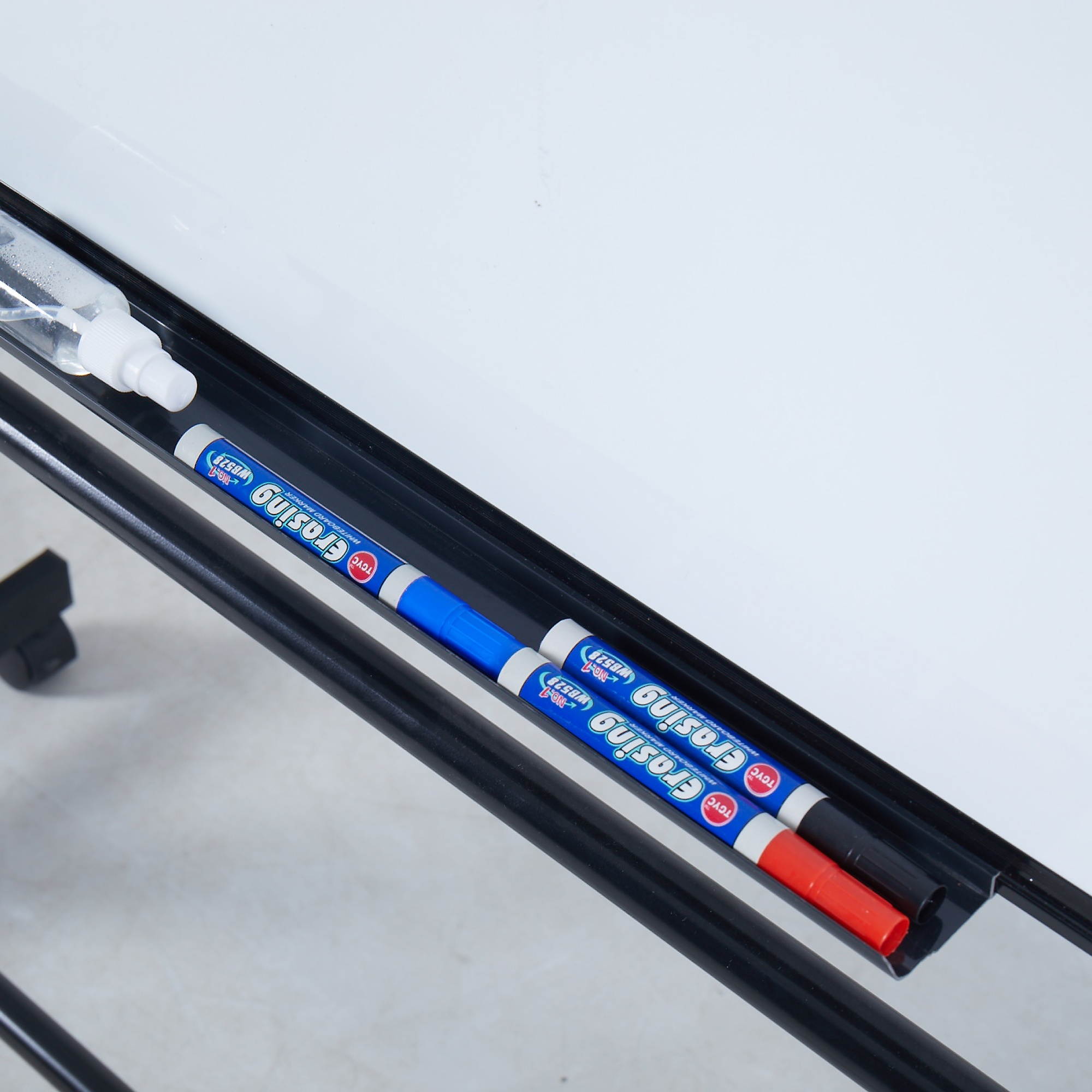 Contempo Magnetic 8.5" x 11" Dry Erase Board, White Frame, Magnet and Marker Included