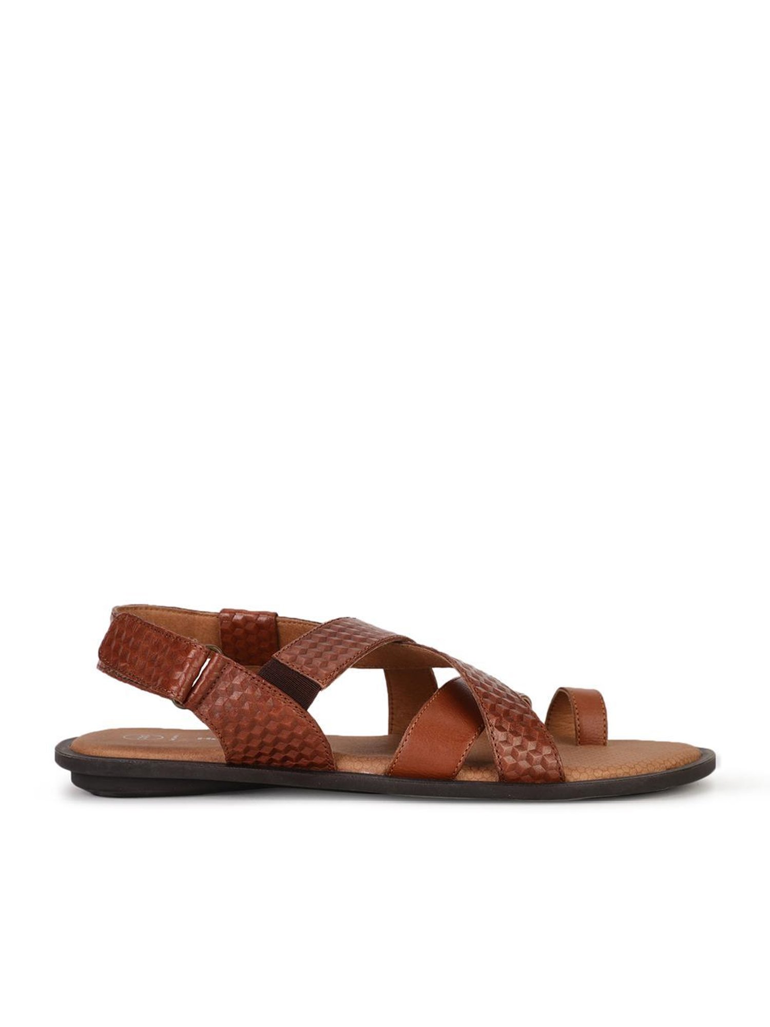 Hush Puppies by Bata Men's Brown Back Strap Sandals