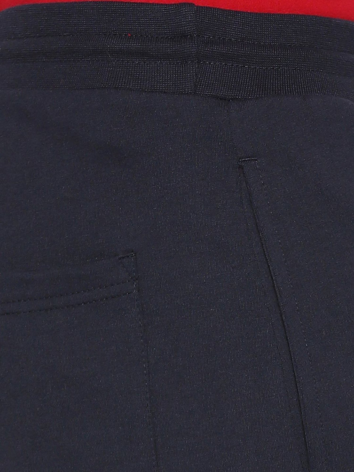 UnderJeans by Spykar Navy Regular Fit Trackpants