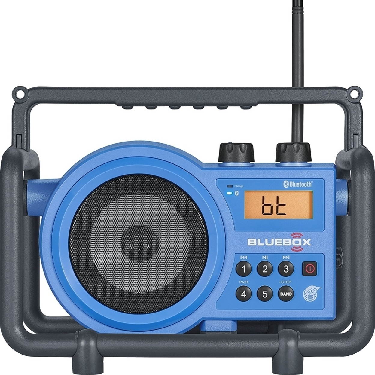 Sangean - BB-100 - Sangean FM / AM / Bluetooth / Aux-in Ultra Rugged Digital Tuning Receiver - 5 x FM, 5 x AM PresetsLCD
