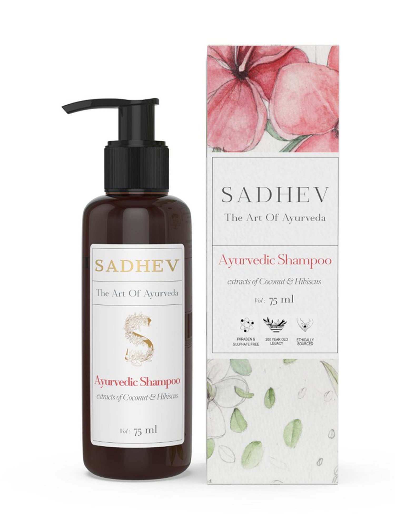 SADHEV The Art Of Ayurveda Ayurvedic Shampoo - 75 ml